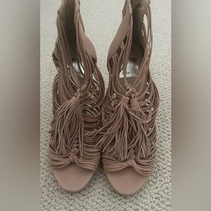 Dolce Vita Cage Nude Sandal/ Heel, size 8.5